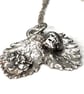 Wild Strawberry  - fine silver clay pendant necklace - Image 2