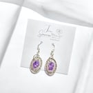 Dried Flower Drop Earrings