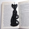 Bookmark, cat bookmark, embroidered lace. Made to Order