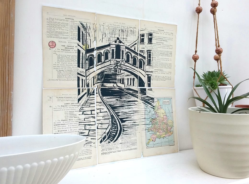 Bridge of Sighs Oxford - on vintage pages
