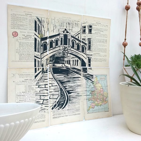 Bridge of Sighs Oxford - on vintage pages