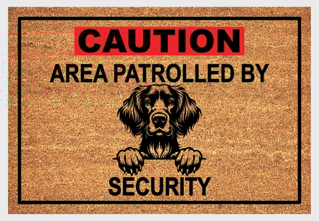 Irish Setter Security Door Mat - Irish Setter Dog Doormat - 3 Sizes