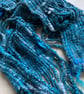 Hand Woven Art Yarn Scarf - Image 4
