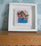 Jazzy Flower Pot -  Free Style Embroidery - Image 3