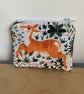 Deer Print Quilted Fabric Midi Purse - Image 2