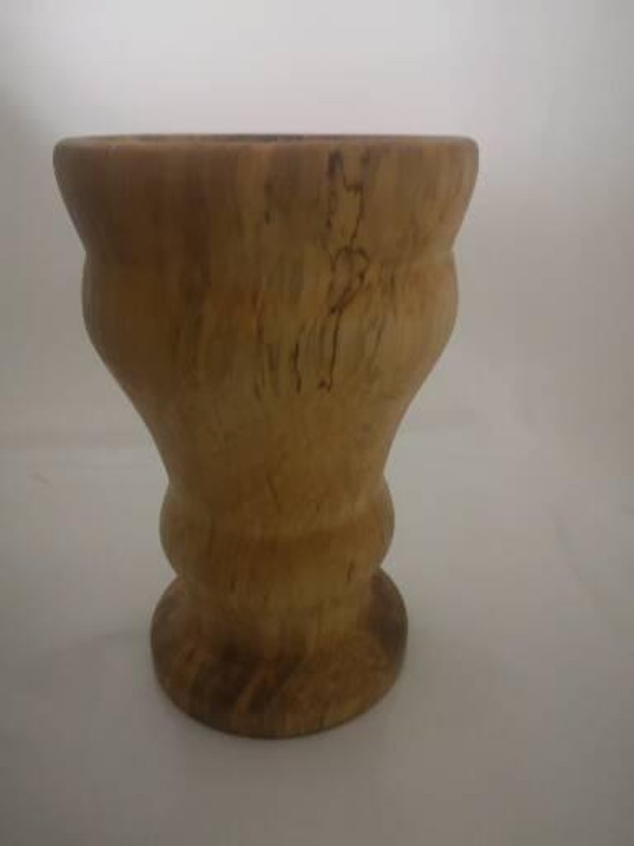 Spalted Beech Wooden Vase (1)