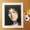 MARC BOLAN - ABSTRACT ART PRINT WITH MOUNT