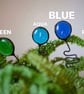 Stained glass flower pot plant stake, all rainbow colours sun catcher, plant acc - Image 9