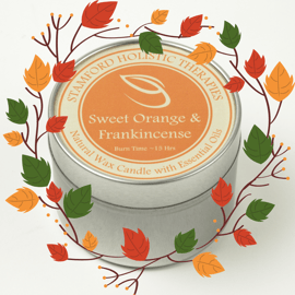 Orange & Frankincense Aromatherapy Tin Candle