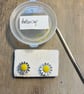 Enamelled Daisy Studs - Image 3