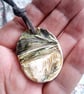 ceramic necklace pendant handmade- fir tree no 2 - Image 4