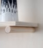 Rectangular Table Top Pegboard with Integrated Tiered Shelves, Shelving and Pegs - Image 5
