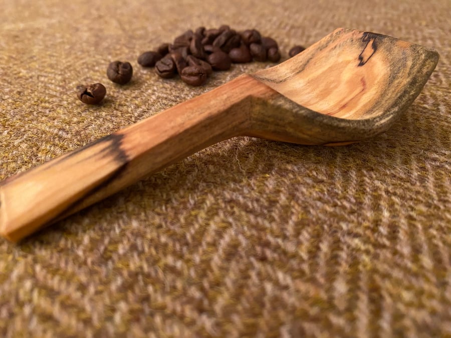 Spalted Birch Wood Coffee Scoop