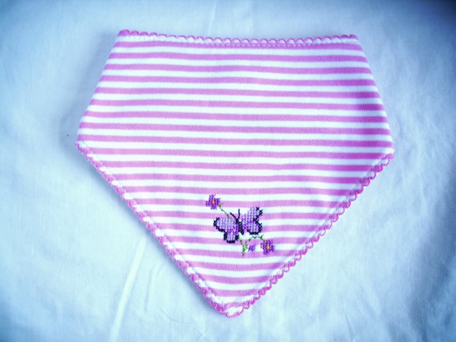 Butterfly dribble bib