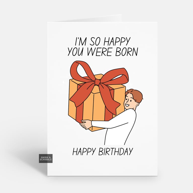 Unique Funny Birthday Card For Him Or Her 