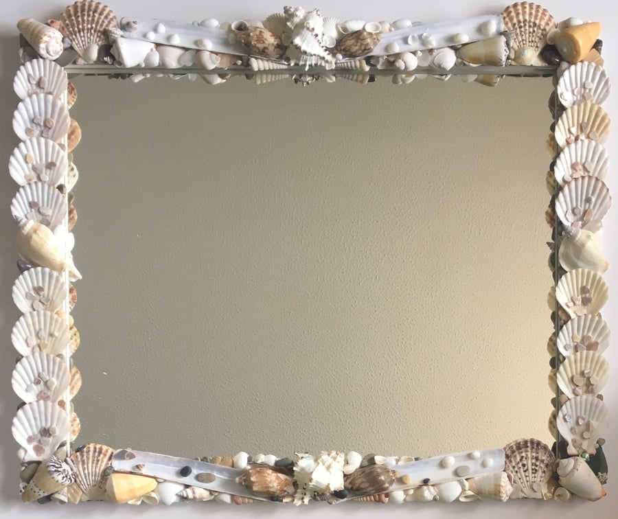 Scallop Shell Mirror 