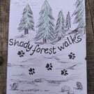 Shady forest walks original artwork