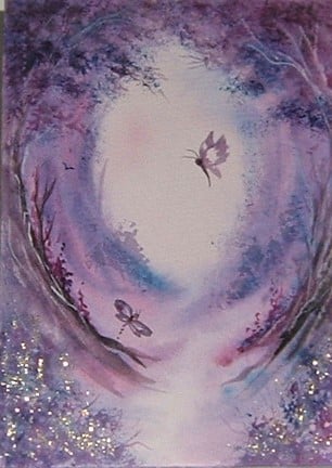 original art fantasy painting ( ref F 188)