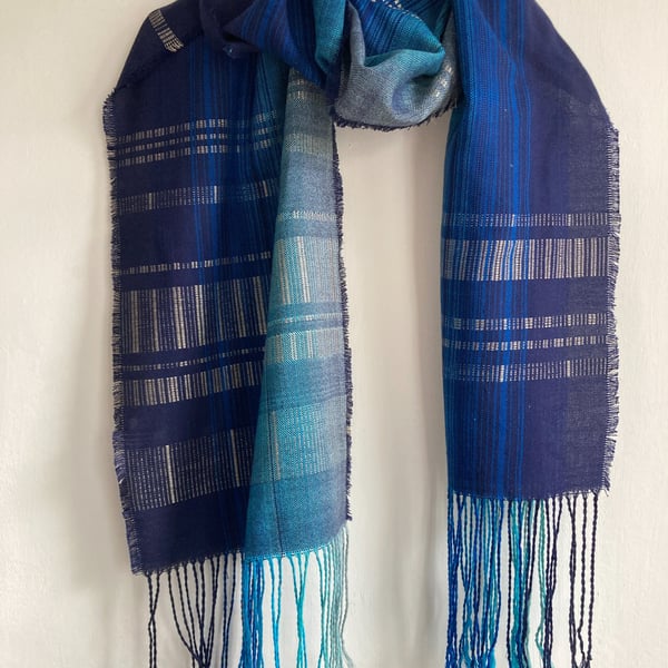 Kyiv Skyline Cotton and Silk Scarf