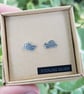 Snail Stud Earrings (Sterling Silver) - Image 6