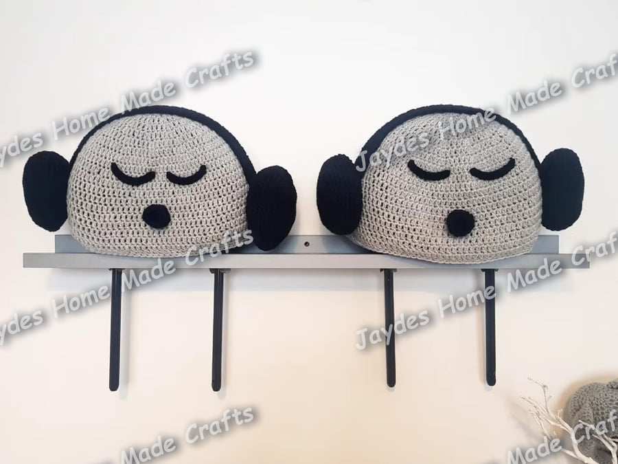 Crochet DJ Sparky Headrest Covers