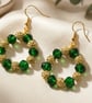 Handmade Christmas Wreath Earrings - Image 3