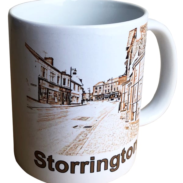Storrington Town, Sussex - 11oz Ceramic Mug 