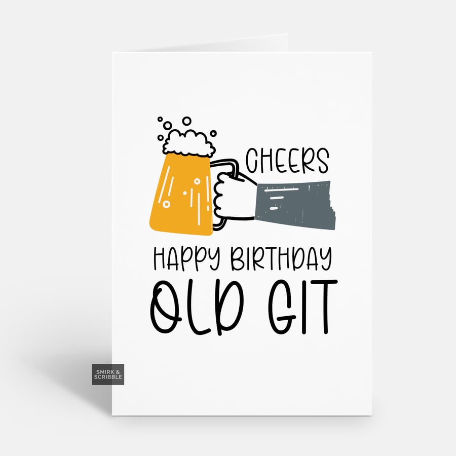 Unique Funny Birthday Card For Him Or Her 
