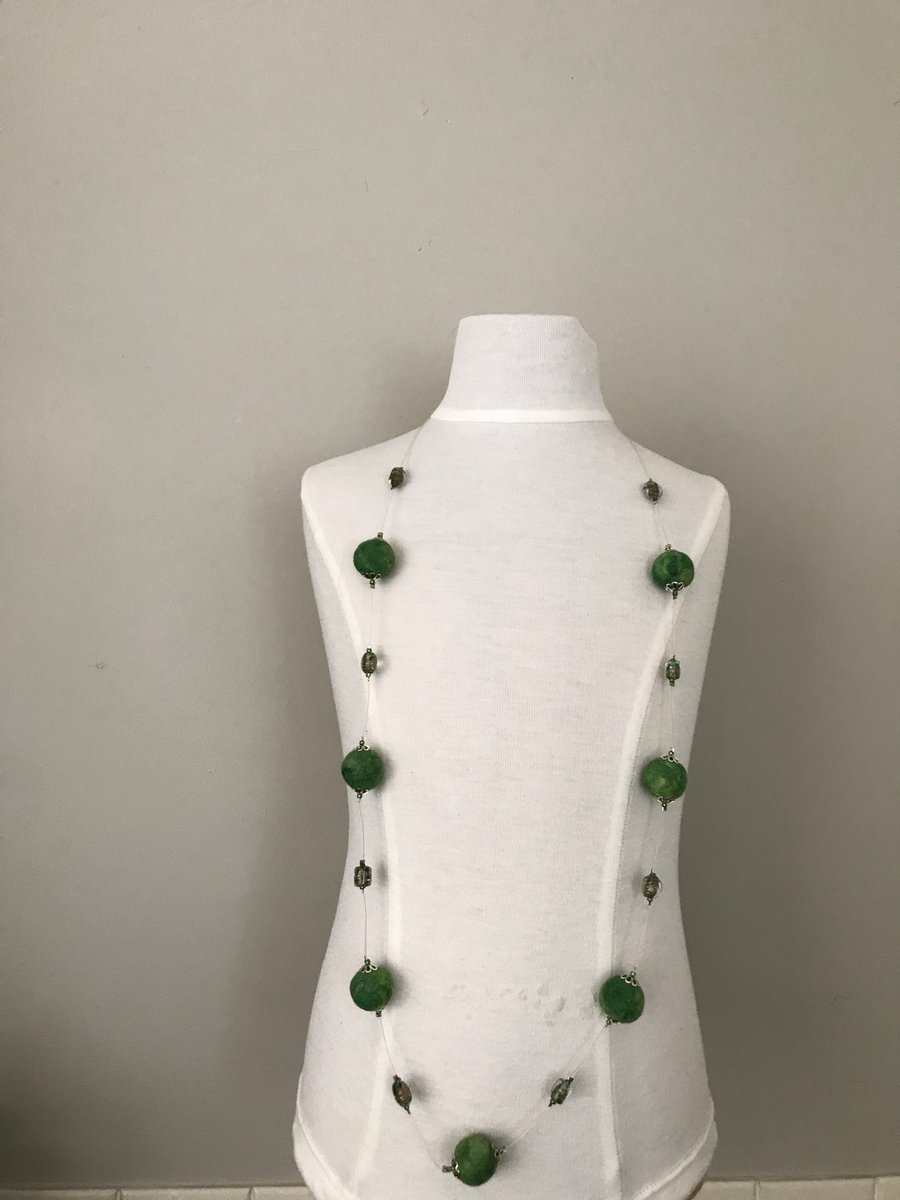 Felt Necklace. (252)