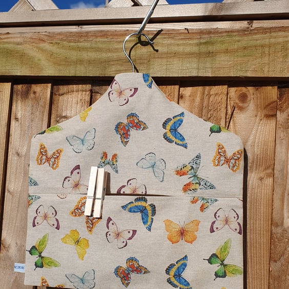 Butterflies Peg Bag