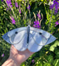 White Stained Glass Butterfly - wildlife gift - Image 3