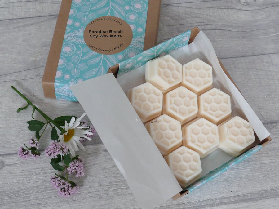 Lime , Basil & Mandarin Soy Wax Melts