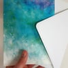 Tropical ocean - abstract greeting card