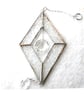 Diamond Wedding Stained Glass Suncatcher 60th Anniversary Handmade