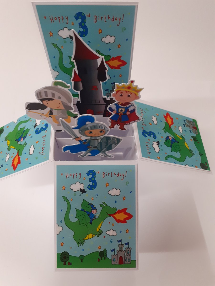 Boys 3rd Birthday Card