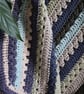 Crochet blanket blues and greens - Image 3