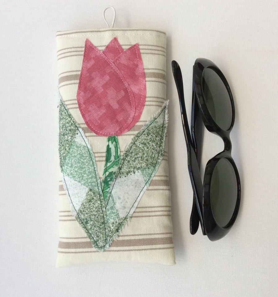 Sunglasses, glasses, soft case, tulip 
