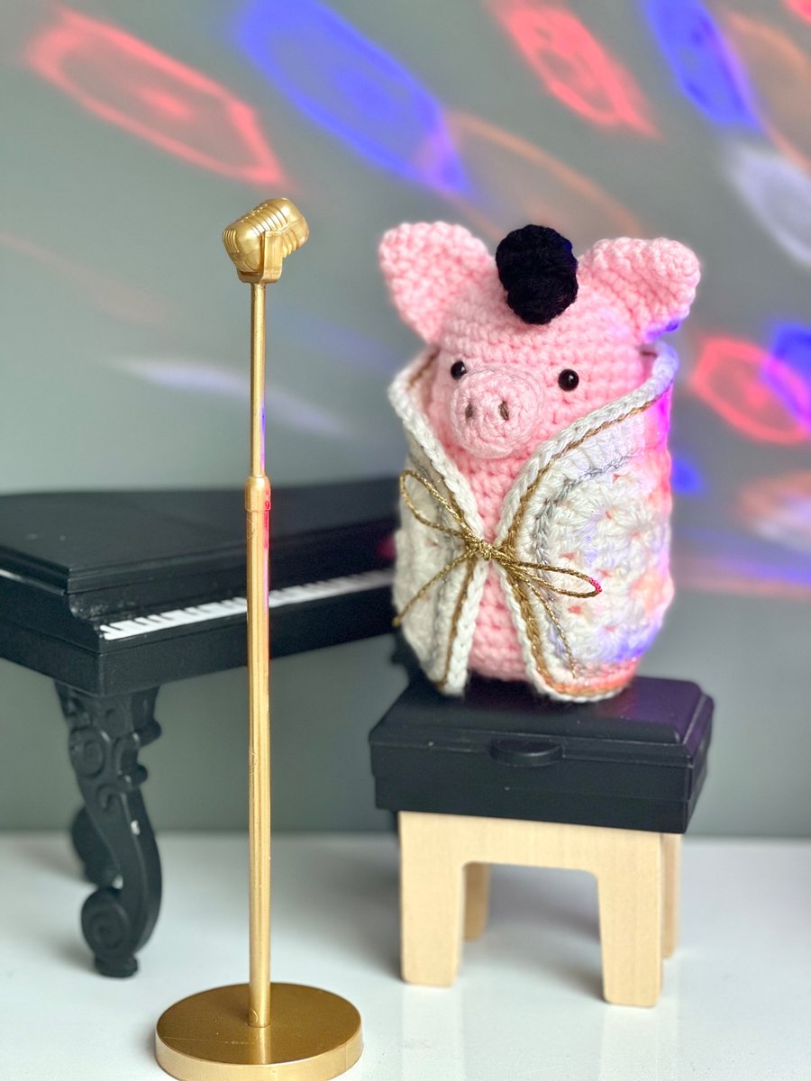 Elvis Pigsley Pig in a Blanket