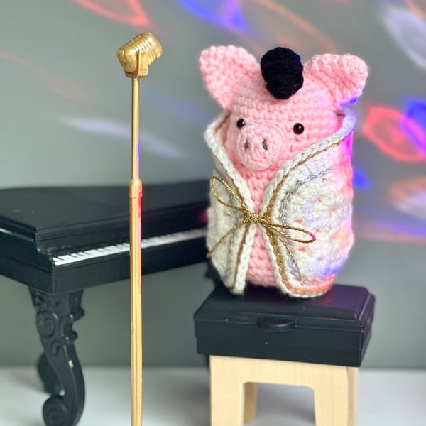 Elvis Pigsley Pig in a Blanket