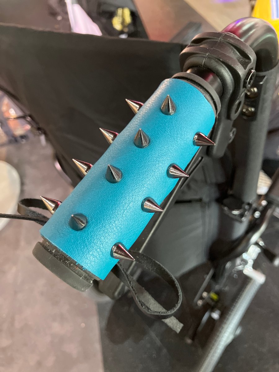 Leather Wheelchair Handle Deterrent (WHDs) - Keep Unwanted Hands OFF Your Wheels