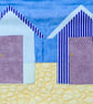  Cushion cover - At the Beach featuring Beach Huts - Image 6
