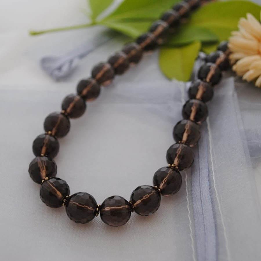 Smoky Quartz necklace