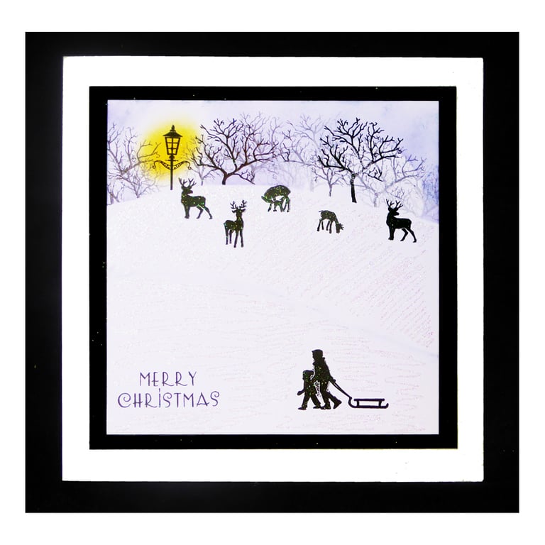 Deer in the Snow (X616)