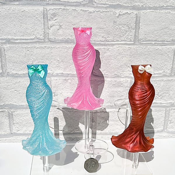 Elegant Lady In A Dress. Various Colours Available In "Choose Options.