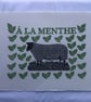A LA MENTHE - hand made lino print - Image 1