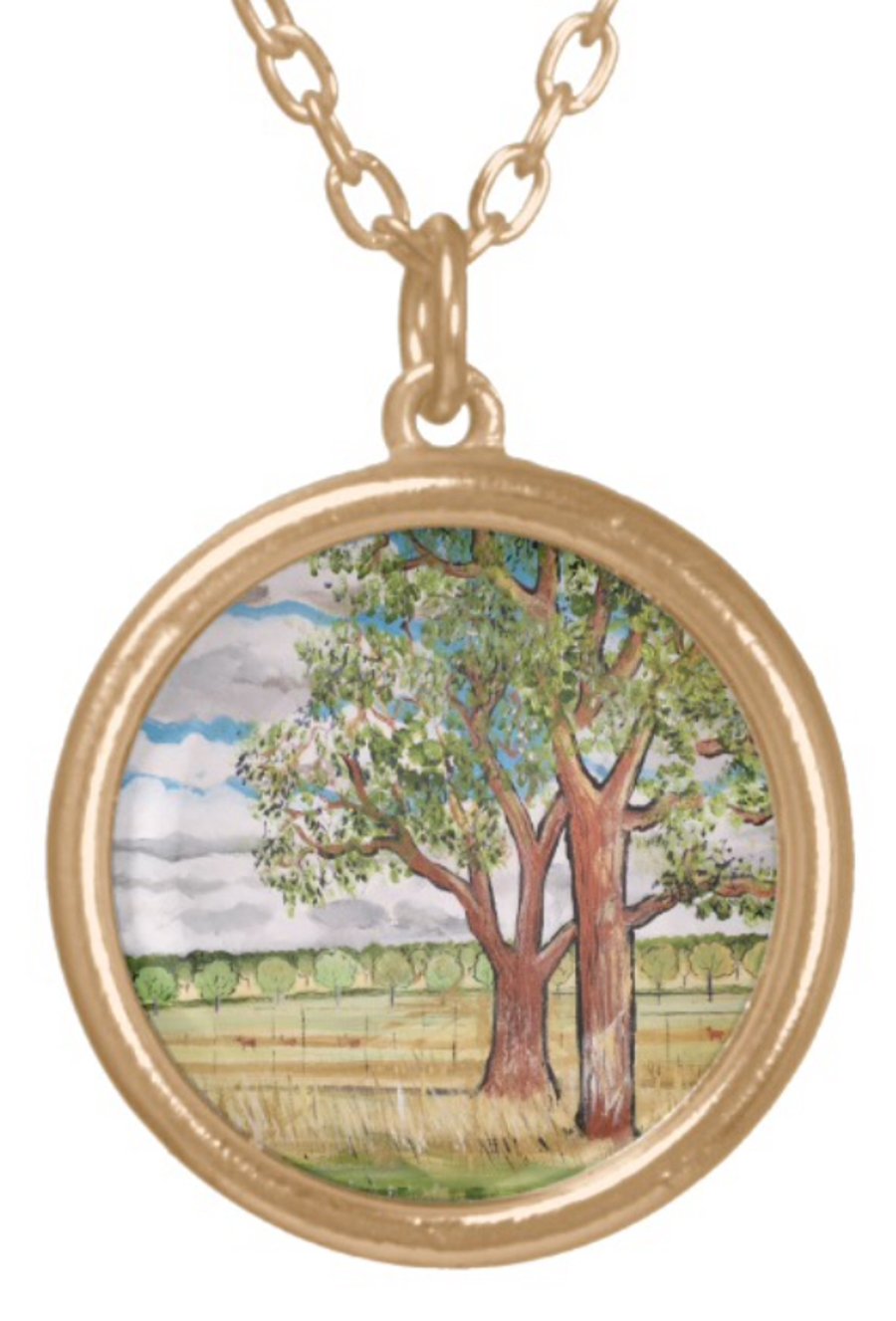 Beautiful Pendant featuring the design ‘The Answer Is Blowing In The Wind’