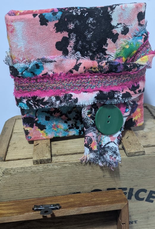 Funky fabric journal