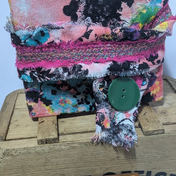 Funky fabric journal