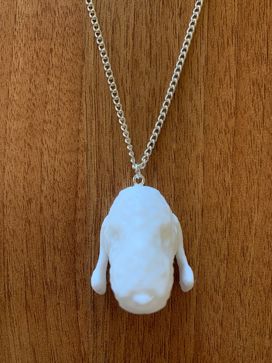 3D Printed Bedlington Necklace