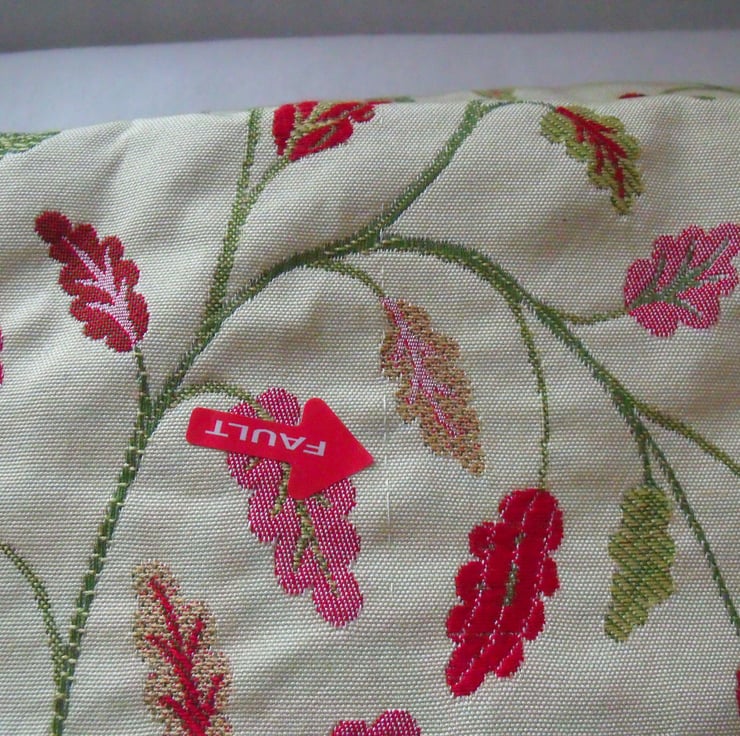 new Dunelm mills leaves curtain fabric remnant,... Folksy